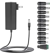 DC15V Power Supply AC Adapter Charger 15V Power Cord AC to DC15Volt 3A 2.5A 2A 1500mA 1000mA 500m...