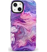 Casely Designed for iPhone 15 Case | Tie Dying Over You Purple Marble iPhone Bold Case | Compatib...