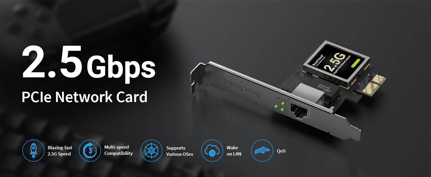 2.5GB PCIe Network Card Boosts the Connection Speeds of Your Desktop PC with 2.5GBase-T Tech