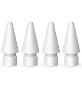 MEKO 4 Pack Replacement Tips for Apple Pencil 1st Gen & 2nd Gen, Pen Nibs for iPad Pro Pencil- White