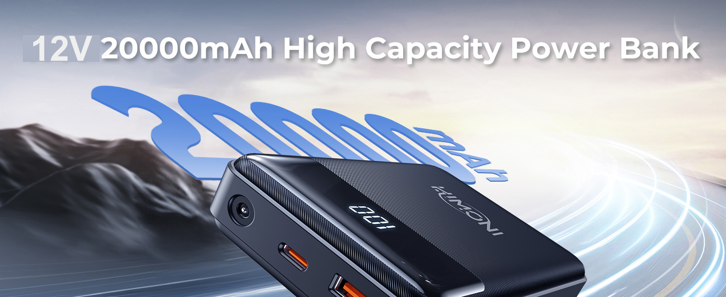 12V/5V 20000mAh Heated Vest Battery Pack, Compatible with ORORO and Venustas, Power Bank