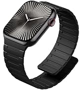 SNBLK Magnetic Watchband Compatible with Apple Watch for Men 44mm 45mm 46mm 49mm 42mm 41mm 40mm 3...