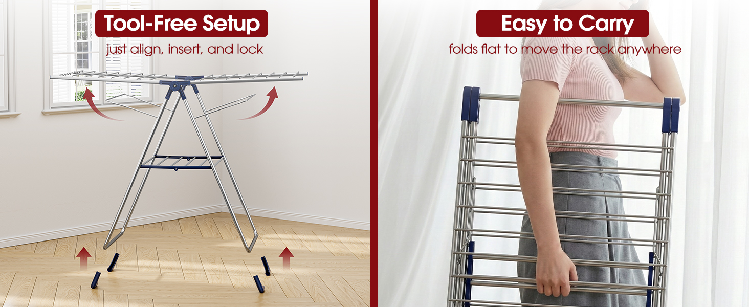 clothes drying rack