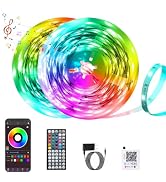 Led Lights for Bedroom 150FT Music Sync Color Changing Led Strip Lights with Remote and App Contr...