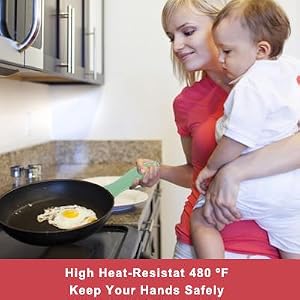 High Heat-Resistat 480 ºF to protect your hands