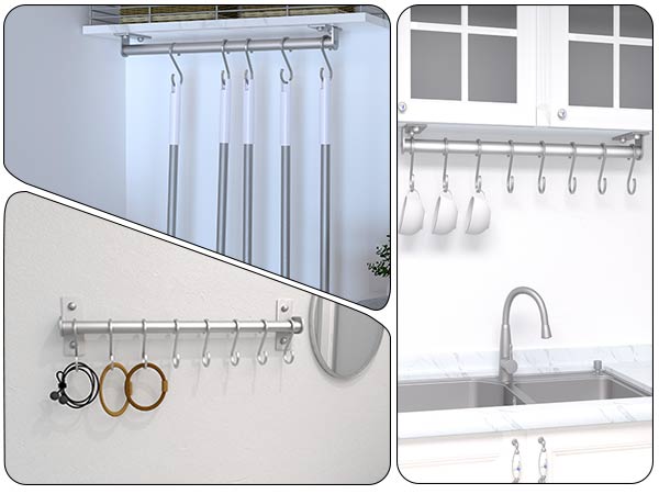 Kitchen utensil rack