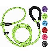 6 FT Dog Leash, Durable Dog Leash, Heavy Duty Rope Dog Leash, Strong Training Dog Leash with Comf...