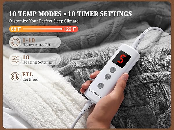 Heated Electric Blanket Heating throw