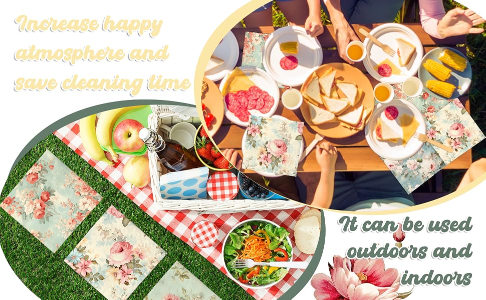 Floral Napkins