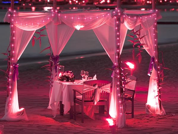 outdoor fairy lights