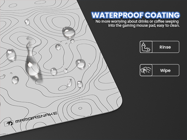 ATTACK SHARK CM05 Large Glass Gaming Mouse Pad - 450x400mm Nano-Textured Glass for Precision Speed