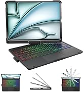 Mollenmell IPad Keyboard Case with 7 Modes, RGB Backlit, Compatible with iPad Pro 11 2018-2022, i...