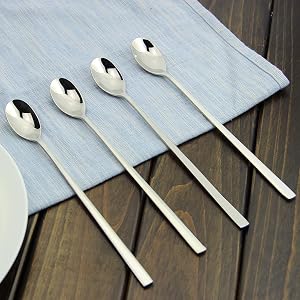Long spoon for mixing