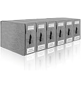 KitHero 6pack Bed Sheet Organizer, Foldable Linen Closet Organizers and Storage with Sealed Desig...