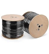 AvesView Outdoor Ethernet Cable - 1000ft, 23AWG Copper Clad (CCA), UV Resistant, Weatherproof, Wa...