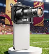 APEXEL 2-in-1 Telephoto Lens & 150mm Macro Lens for | 6X Telephoto and Macro Lens Kit with Univer...