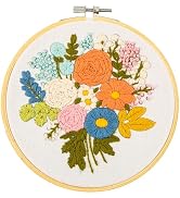 DIAMOND DOTZ Kits - Embroidery Romantic Rose Bouquet: Beautiful Embroidery Kit for Beginners and ...