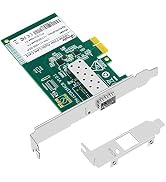 Hereta 10/100/1000Mbps Gigabit Ethernet PCI E Network Card/Network Adapter, SFP Port &Duplex Fibe...