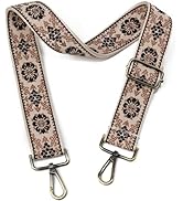 Purse Strap Adjustable Replacement Crossbody Bag Strap Retro Jacquard Embroidery Shoulder Straps ...