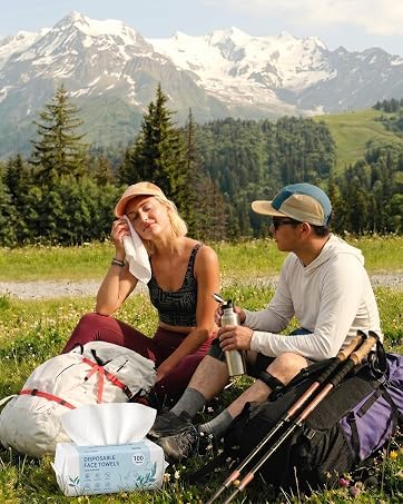 travel face towels