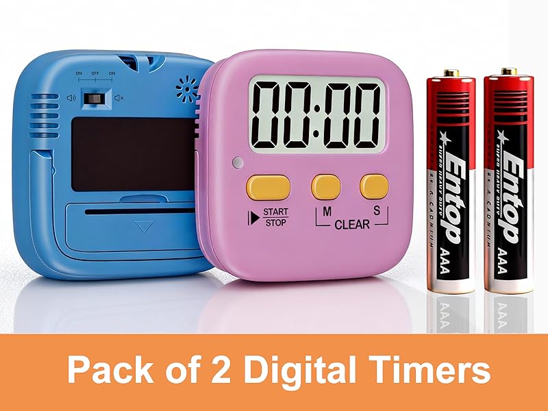 Pack of 2 Digital Timers