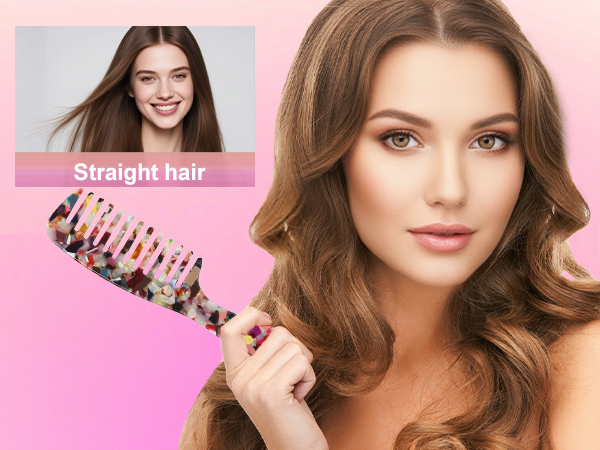 wet hair comb