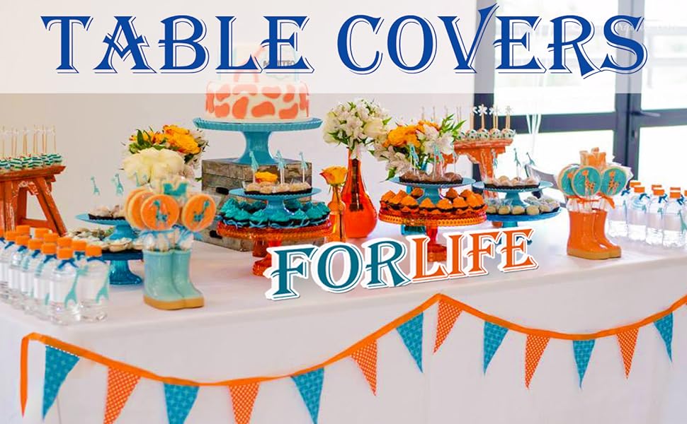 Rectangular Cocktail Tablecloth, Perfect for Party or Banquet