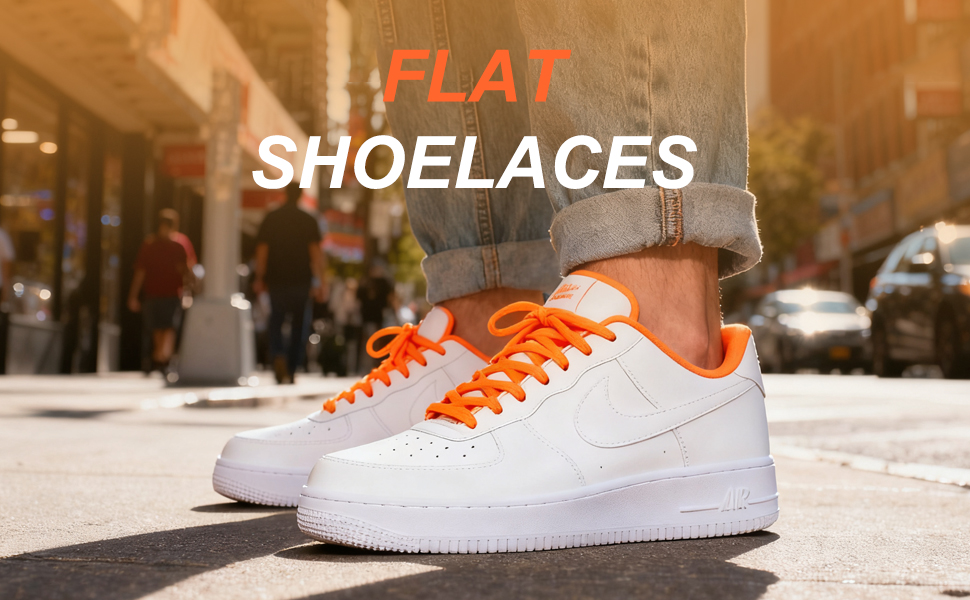 Flat shoelaces