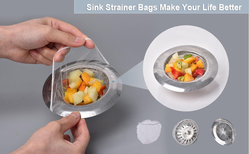 Sink Drain Strainer Kitchen Disposable Mesh