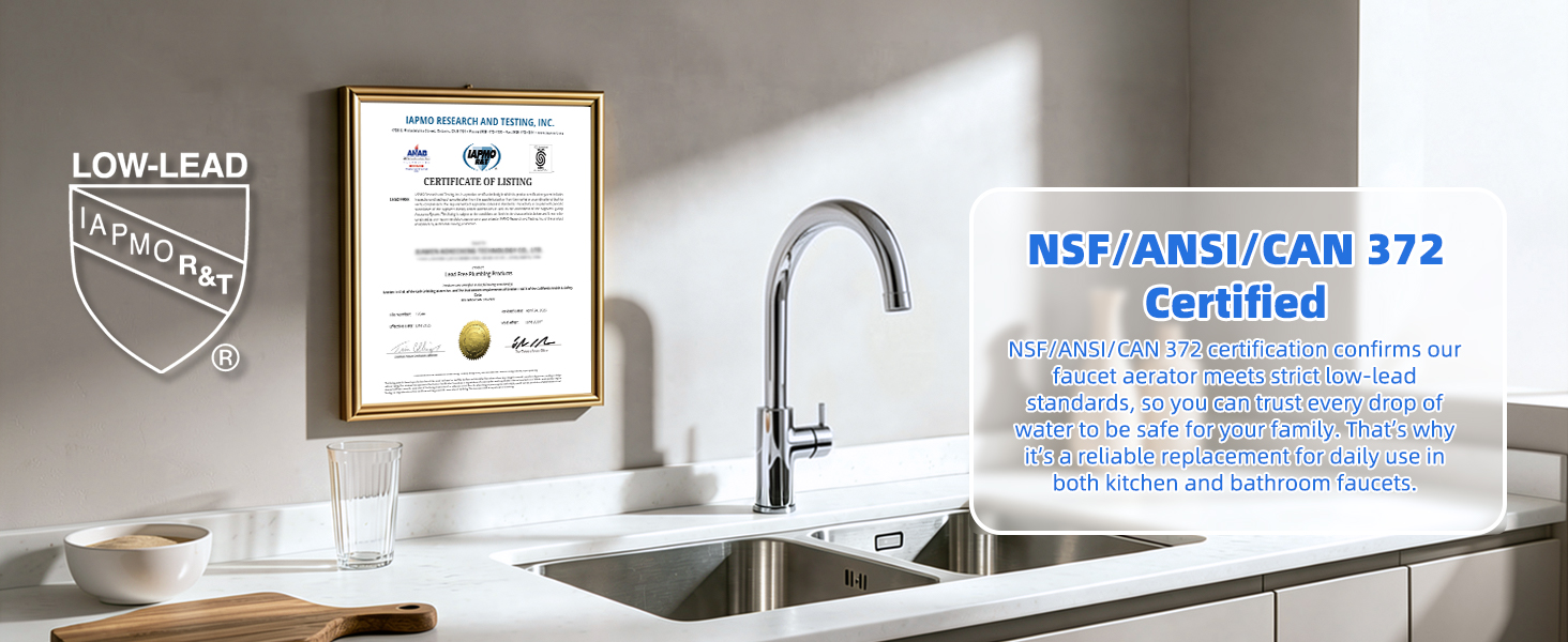 Faucet Aerator for Aerators
