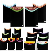 RFID Blocking Credit Card & Passport Sleeves (7 Short Side & 7 Long Side Credit Card & 4 Passport...