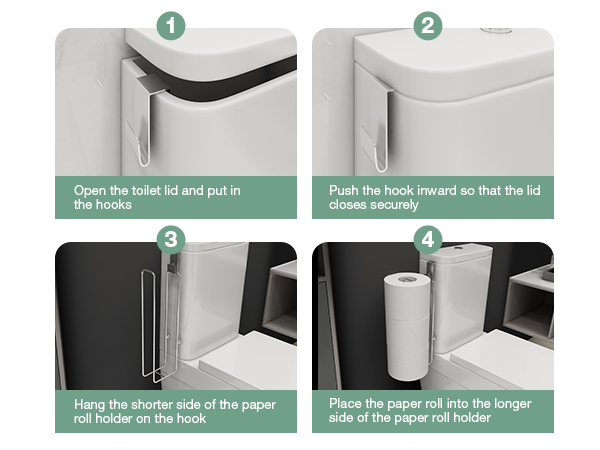 Adhesive Toilet Paper Holder
