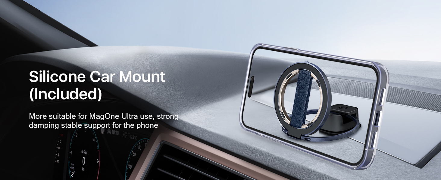 Silicone car mount