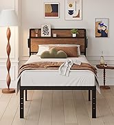 bed frame with storage