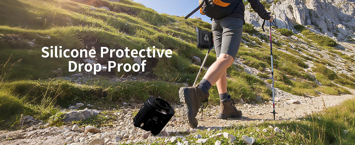 Drop-Resistant,Protect Your Mini Waist Fan