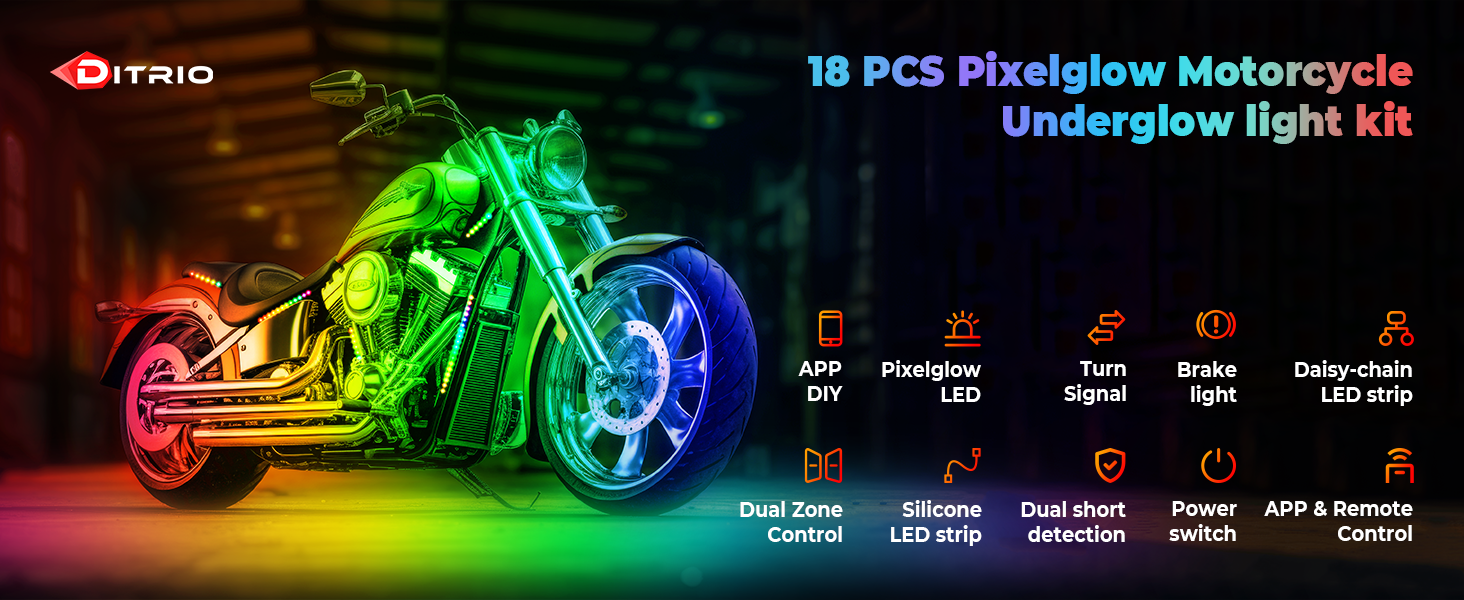 motorcycle led strips