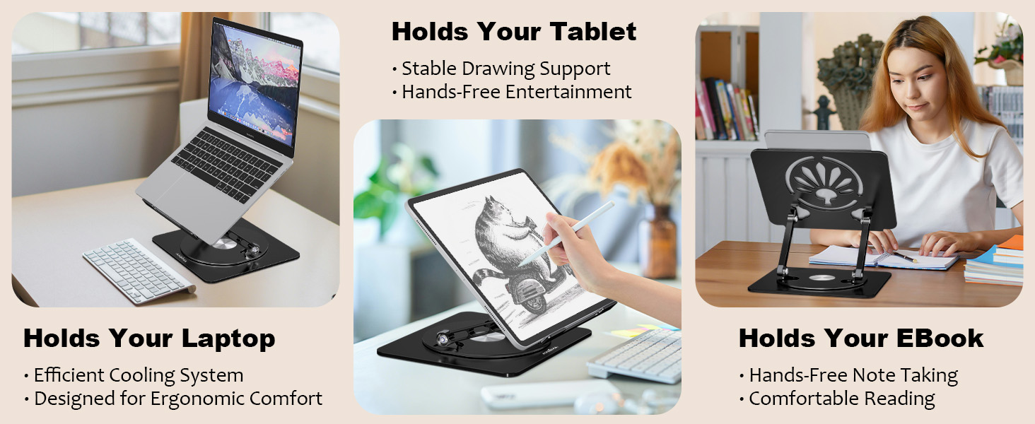 laptop stand for desk portable notebook stand ergonomic laptop riser office desk accessories