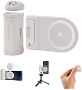 PGYTECH MagCam Phone Camera Grip with App, Built in 3000mAh Powerbank/Detachable Bluetooth Remote...