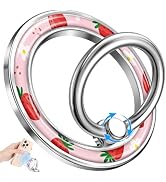 LISEVO Phone Ring Holder Compatible with MagSafe - Magnetic Cell Phone Grip Women Girls Magnet Re...