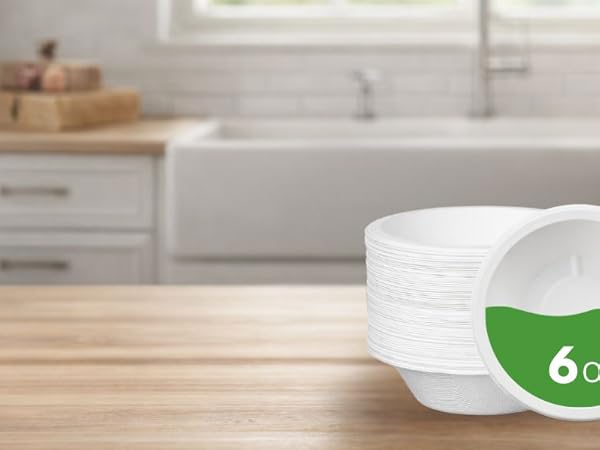 6OZ bagasse bowls