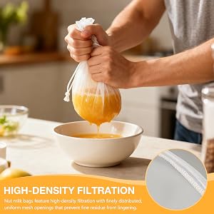 nut milk bag nut bags reusable strainer bag