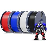 SUNLU PETG Filament 1.75mm 4KG Bundle,Less Stringing and Good Layer Adhesion,Individually Vacuum ...