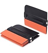 Gomake Vinyl Felt Squeegee 4 Inch Magnet Tint Squeegee with Micro-Fiber Felt Edge for Car Vinyl S...