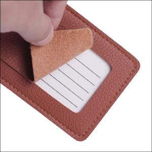 leather luggage tags