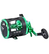 Sougayilang Round Baitcasting Fishing Reel, Perfect Conventional Reel with Level Wind & Magnetic ...