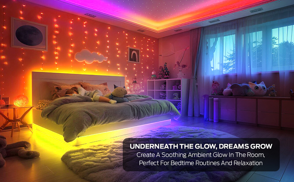 Monster 16.5ft Music Sync and Multi-Color Color Flow LED Light Strip