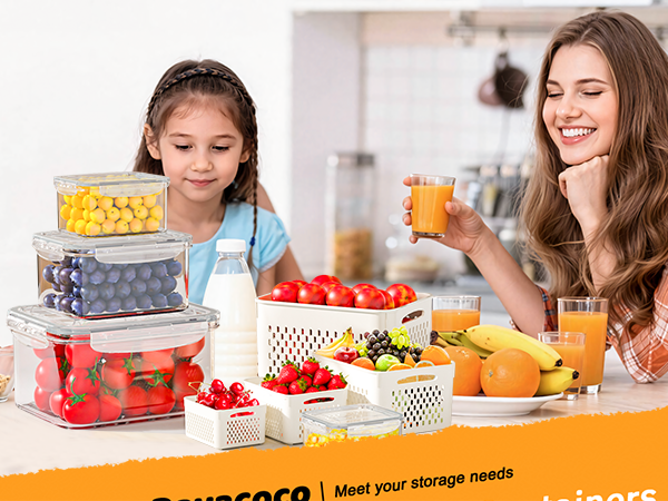 fruit storage containers for fridge
