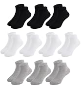 hoomore Unisex Kids Ankle Socks,Seamless Low Cut Sport & Everyday Socks for Boys Girls,Soft Breat...