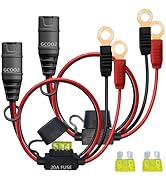 GC002 X-Connect M6 (1/4in) XL Eyelet Terminal Kit, Battery Charger Cable for NOCO Genius Series, ...