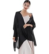 RIIQIICHY Womens Scarf Pashmina Shawls Wraps for Evening dresses Formal Shawl for Wedding Like Ch...